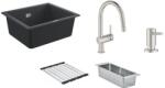 GROHE Készlet konyhai csaptelep Grohe Minta 32321DC2, gránit mosogató Grohe K700 31654AP0, 40852SD0, 40535DC0, 40856SD0
