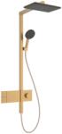 Hansgrohe Raindance Alive Q Showerpipe 210/340, 1jet, EcoSmart, ShowerSelect Comfort Szálcsiszolt Bronz 24581140 (24581140)