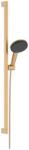 Hansgrohe Raindance Alive Select S Zuhanyszett 125, 3jet, EcoSmart, Unica E Puro 90cm-es zuhanyrúddal, zuhzanytartóval Szálcsiszolt Bronz 24601140 (24601140)