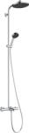 Hansgrohe Activera S Showerpipe 240, 1jet EcoSmart, kádtermosztáttal, Ecostat Fine Króm 28871000 (28871000)