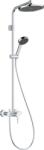 Hansgrohe Activera S Showerpipe 240, 1jet, Ecosmart, egykaros csapteleppel, Varia Króm 28875000 (28875000)