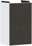 Hansgrohe Xevolos E Mosdószekrény kézmosóhoz 340/245, Matt Fehér színű, jobboldali ajtópánt Textil sötétszürke 54169660 (54169660)