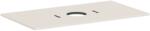 Hansgrohe Xilesa E Pultlap 980/550 középkivágással, csapfurat nélküli mosdótálhoz Matt Homokszín 54276780 (54276780)