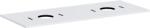 Hansgrohe Xilesa E Pultlap 1375/550, dupla kivágással, csapfurat nélküli mosdótálhoz Matt Fehér 54280700 (54280700)