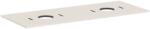 Hansgrohe Xilesa E Pultlap 1375/550, dupla kivágással, csapfurat nélküli mosdótálhoz Matt Homokszín 54280780 (54280780)