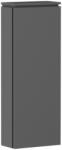 Hansgrohe Xilesa E Középmagas fürdőszobaszekrény 400/200, bal oldali ajtózsanérral Matt Palaszürke 54281760 (54281760)