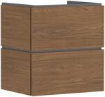 Hansgrohe Xilesa E Mosdószekrény 580/470, 2 fiókkal, Push-Open, normál mosdókhoz Kasmír tölgy 54293550 (54293550)