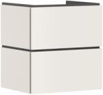 Hansgrohe Xilesa E Mosdószekrény 580/470, 2 fiókkal, Push-Open, normál mosdókhoz Matt Homokszín 54293780 (54293780)
