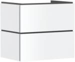 Hansgrohe Xilesa E Mosdószekrény 680/470, 2 fiókkal, Push-Open, normál mosdóhoz Matt Fehér 54295700 (54295700)