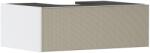 Hansgrohe Xevolos E Konzolos mosdószekrény Matt Fehér színben 780/550, 1 fiókkal, ráültetett mosdótálhoz Texturált bronz 54310390 (54310390)