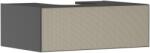 Hansgrohe Xevolos E Konzolos mosdószekrény Matt Palaszürke színben 780/550, 1 fiókkal, ráültetett mosdótálhoz Texturált bronz 54312390 (54312390)