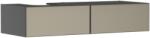 Hansgrohe Xevolos E Konzolos mosdószekrény Matt Palaszürke színben 1370/550, 2 fiókkal, ráültetett mosdótálhoz, balos Texturált bronz 54321390 (54321390)