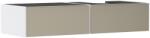 Hansgrohe Xevolos E Konzolos mosdószekrény Matt Fehér színben 1370/550, 2 fiókkal, ráültetett mosdótálhoz, jobbos Texturált bronz 54322390 (54322390)