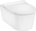Hansgrohe EluPura S Fali rögzítésű WC-szett 540, AquaHelix Flush, és SoftClose, QuickRelease WC-ülőkével, Slim Fehér 60344450 (60344450)