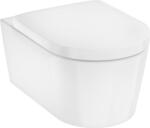 Hansgrohe EluPura S Fali rögzítésű WC-szett 540, AquaHelix Flush, HygieneEffect, SoftClose és QuickRelease WC-ülőkével és fedéllel Fehér 62055450 (62055450)