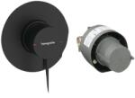 Hansgrohe Zesis S Egykaros zuhanycsaptelep szett, falsík alatti Matt Fekete 74618670 (74618670)