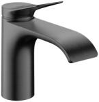 Hansgrohe Vivenis Hidegvizes csaptelep 80, lefolyógarnitúra nélkül Szálcsiszolt Fekete Króm 75013340 (75013340)