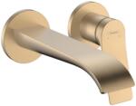 Hansgrohe Vivenis Egykaros mosdócsaptelep falsík alatti telepítéshez, 19, 2 cm-es kifolyóval Szálcsiszolt Bronz 75050140 (75050140)