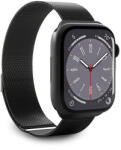 Puro ´MILANESE´ Apple Watch szíj 42-44-45-49m, fekete