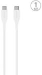 Puro Elektrik Puro Plain USB-C - USB-C 2A 1m kábel - Fehér - dellaprint