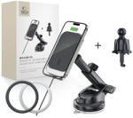 Tech-Protect MM15W-V9 autós tartó MagSafe-fel a műszerfalra és a szellőzőnyílásra 15W - fekete