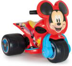 INJUSA Tricicleta electrica, Injusa, Disney Mickey Mouse, 6V, cu pedala de acceleratie, Rosu
