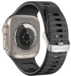 Decoded Ultra Traction szilikon szíj Apple Watch 49 / 45 / 44 / 42 mm Gen 1-9 - SE - fekete - dellaprint
