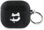 Karl Lagerfeld Monogram Choupette Head Case AirPods 4-hez - Fekete