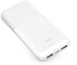PURO DAILY 10 PLUS külső akkumulátor 10000mAh 2x USBA / 1x USB-C 22.5W - fehér