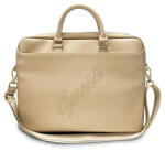 GUESS Saffiano Script 16" -os laptop táska - arany