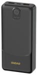 Dudao K10 10000mAh 2.4A külső akkumulátor 2 x USB-A - fekete