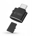 Tech-Protect UltraBoost microSD kártyaolvasó adapter USB-C csatlakozóval - fekete