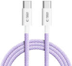 Tech-Protect Ultraboost Lite USB-C PD60W/3A kábel 2m - lila