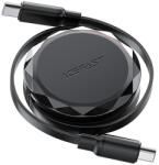 ACEFAST C13-03 USB-C - USB-C 60W kábel, visszahúzható - fekete