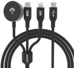 Dudao Apple Watch Dudao A12Max+ PD 100W 3in1 töltőkábel: USB-C Lightning 1.2m - fekete