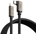 Ringke 3.2 generációs 2x2 USB-C, PD 3.1 240W 2m-es szögletes kábel - fekete