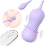 Sex HD Twist Egg - lökő vibrotojás távirányítóval (lila) - vagyaim