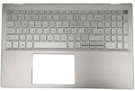 Dell Inspiron 15 5501 5502 5505 series 6XCC3 06XCC3 amerikai angol (US) kiosztású billentyűzettel palmrest/topcase felső burkolat szürke