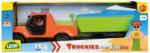LENA Lena: Camionetă Truckies cu remorcă pentru bărci și velier în cutie, 35 cm (01633)