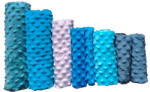  Barack - Zsályazöld - Türkiz - Szürke színű / Minky patchwork kreatív csomag 3. számú