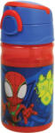  Pókember Spidey Dino Webs műanyag kulacs akasztóval 350 ml - szukits