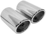 MTUNING Exhaust Tip 70mmx2 enter 67mm Chrome