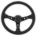 MTUNING Steering wheel Pro 350mm offset: 80mm Leather Black - llracing - 14 160 Ft