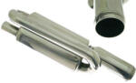 TURBOWORKS Rear Muffler TurboWorks 90mm inlet 63, 5mm - llracing - 48 130 Ft