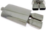 TURBOWORKS Rear Muffler TurboWorks 2x65x86mm inlet 63, 5mm