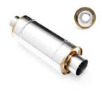 RM MOTORS Sport Center Muffler 57mm 500mm RM - llracing - 82 560 Ft