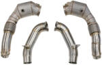 TURBOWORKS Downpipe BMW M850I/XI G14 G15 G16/M550i G30 / M650i / M750i G11 G12 with OPF N63 + Heat Shield
