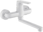 Laveo DIMA falra szerelhető mosdócsap, fehér (BQD_650D)