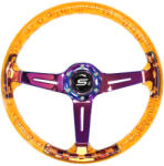 SLIDE Steering wheel SLIDE 350mm offset: 70mm NeoChrome Acrylic Orange