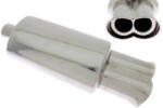 TURBOWORKS Rear Muffler TurboWorks 95x155mm inlet 63, 5mm